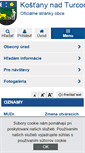 Mobile Screenshot of kostanynadturcom.sk