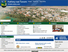 Tablet Screenshot of kostanynadturcom.sk